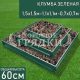 Квадратная-зеленая-3яруса-150х150-110х110-70х70